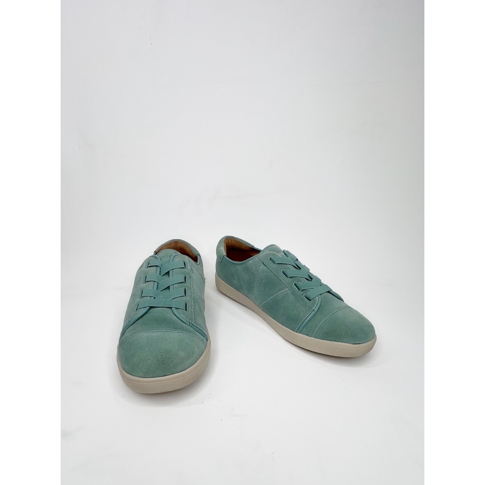VIONIC Jean Suede Sneakers Mineral Blue Low Top Slip On Shoes 10